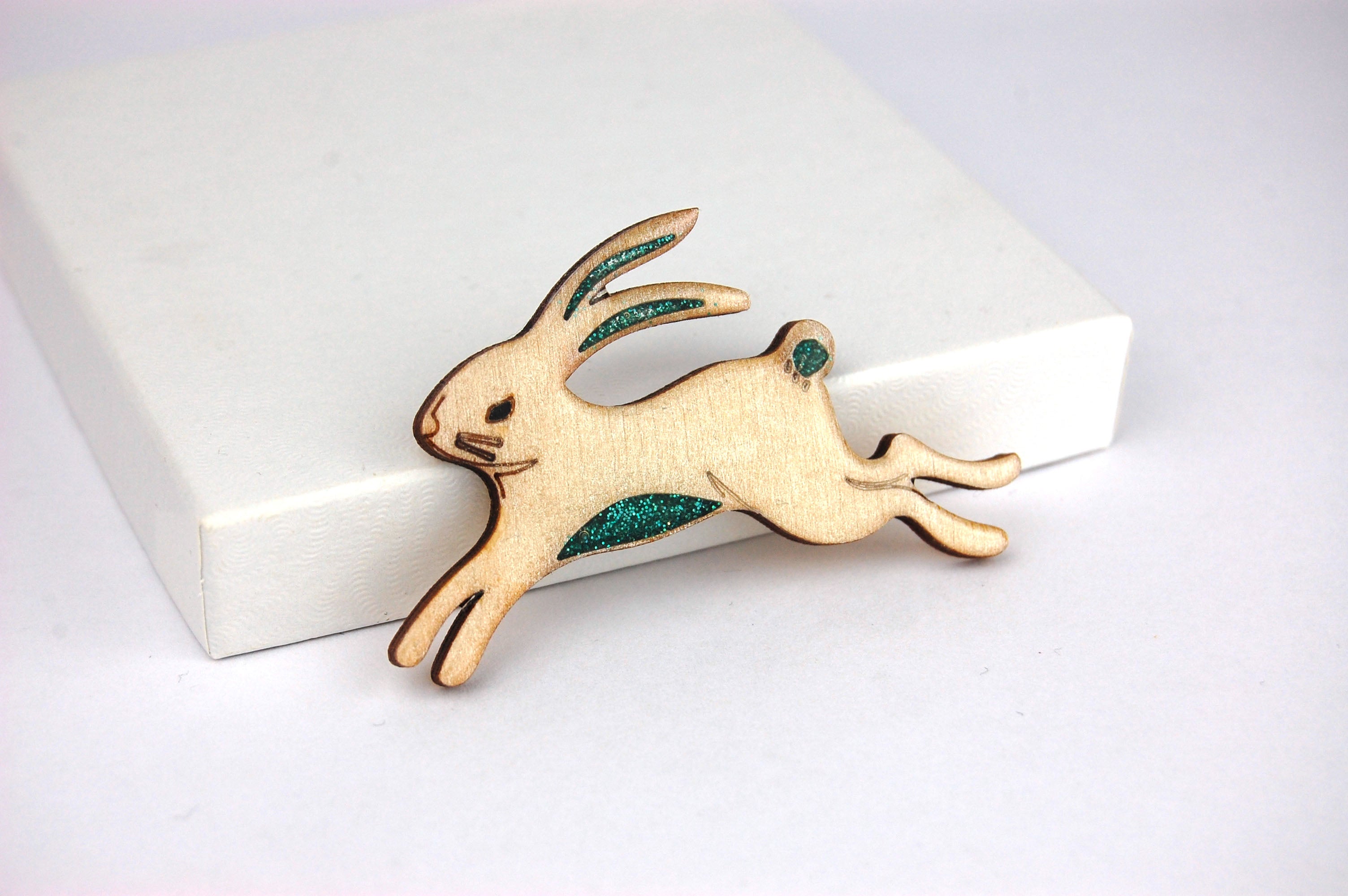 Running Hare Wooden Shapes