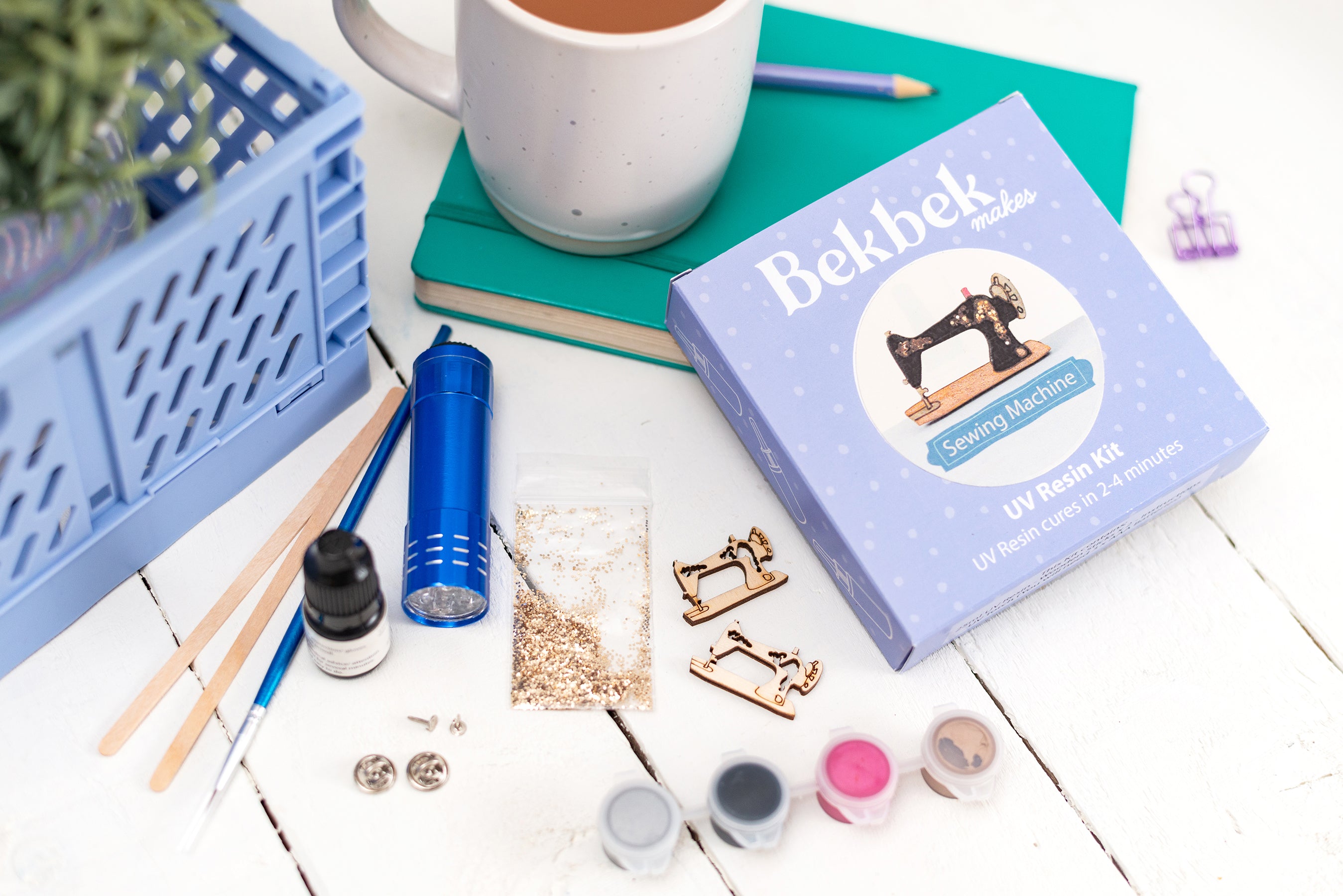 Sewing Machine Pin UV Resin Kit