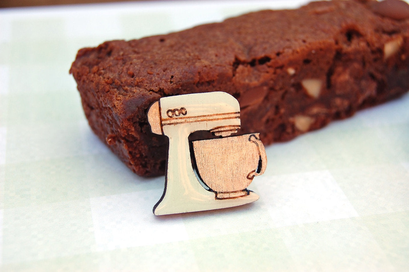 Electric Mixer Pin Badge