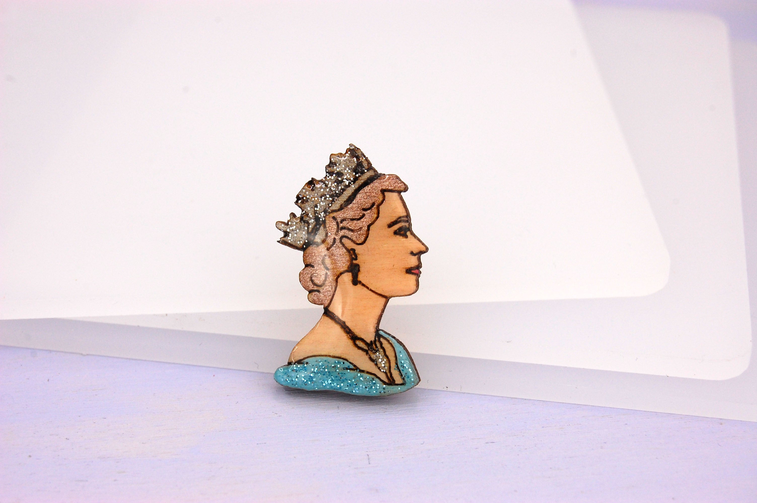 Queen Pin Badge