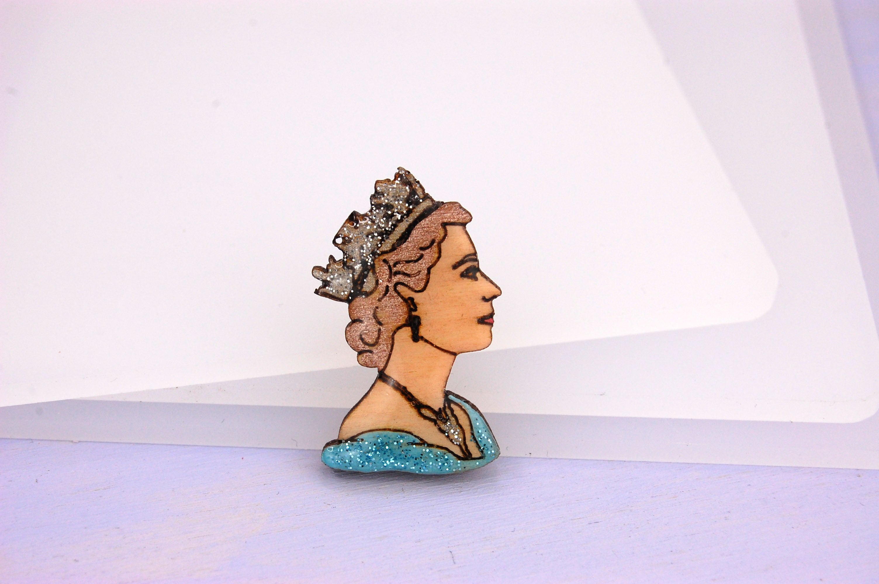 Queen Pin Badge