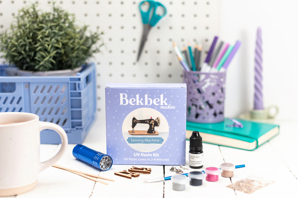 Sewing Machine Pin UV Resin Kit