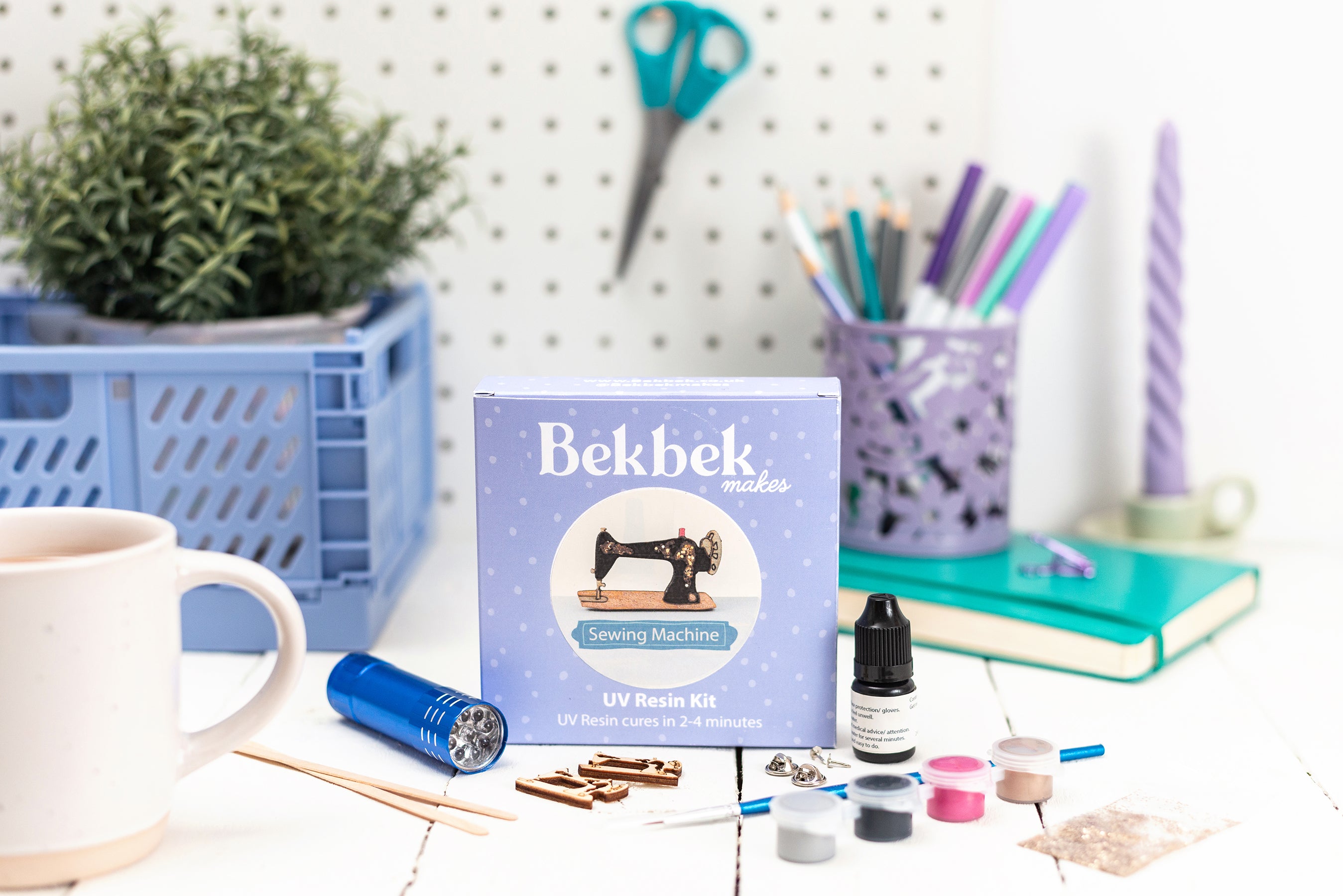 Sewing Machine Pin UV Resin Kit